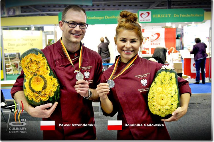 Dominika Sadowska i Paweł Sztenderski - srebrni medaliści IKA 2016